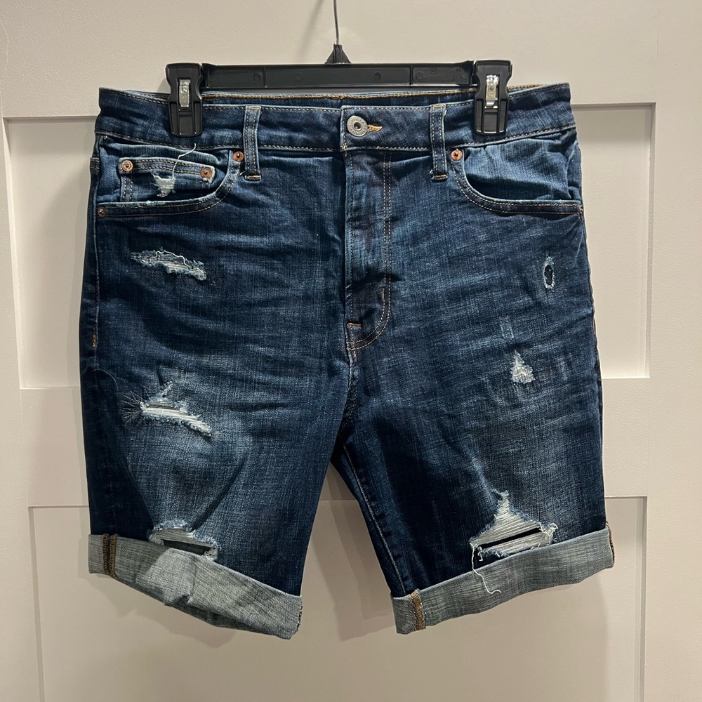 American Eagle ripped jeans shorts